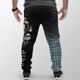 Napier Ancient Tartan Crest Jogger Sweatpants - Alba Celtic Style